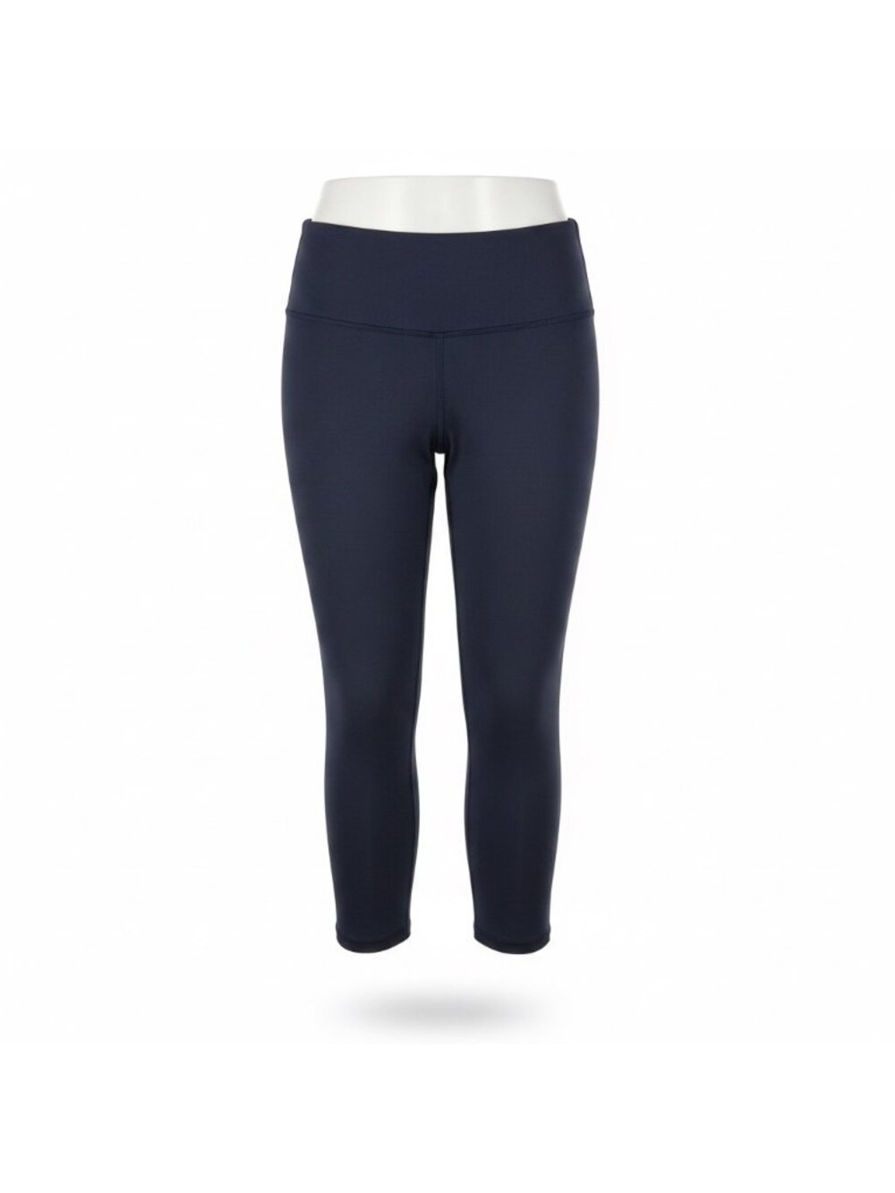 Fabletics Women Navy PowerHold Leggings High-Waisted Stretch Activewear Size L
